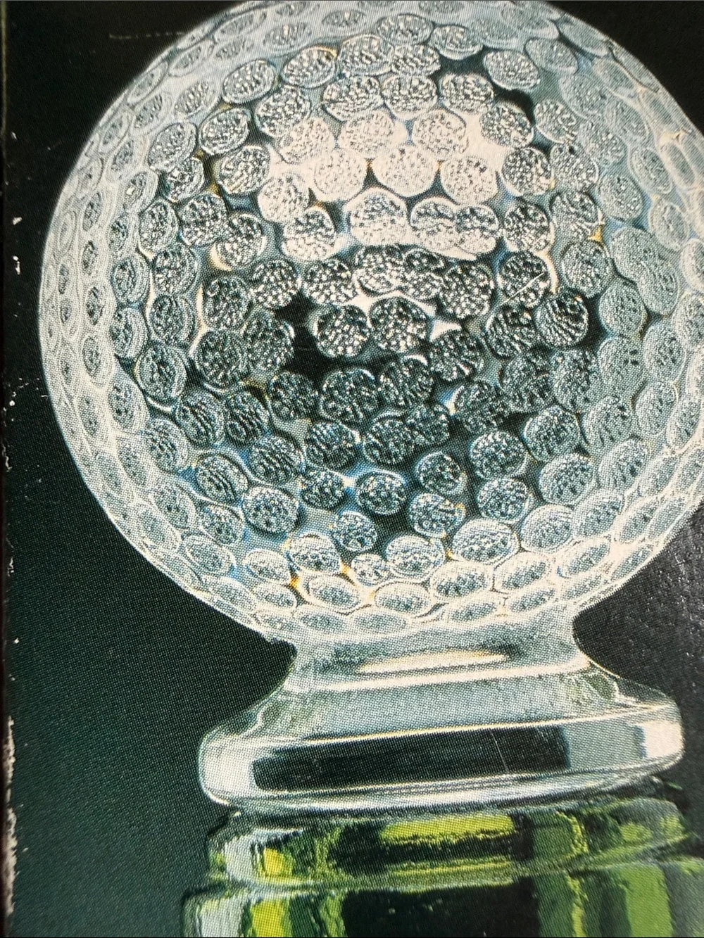Mikasa Clear Crystal Golf-Ball Bottle Stopper